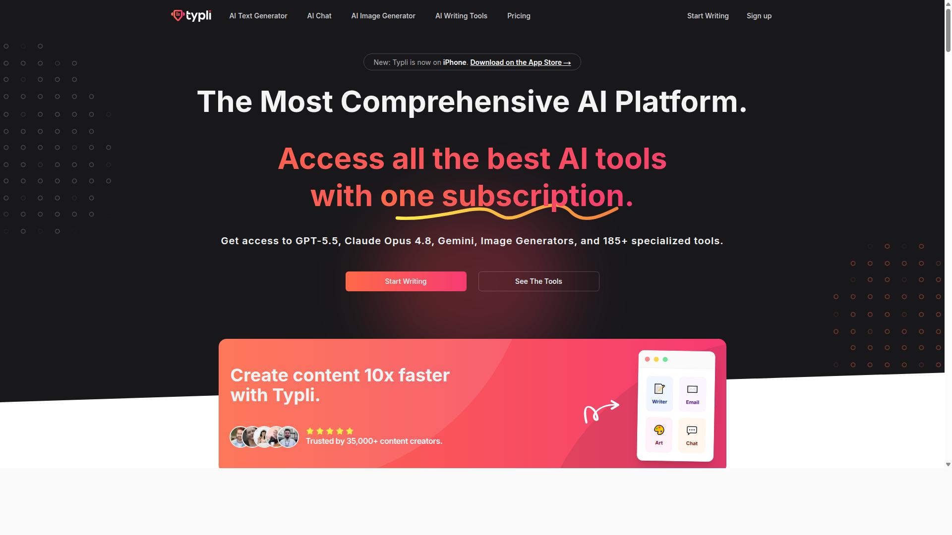 Typli website