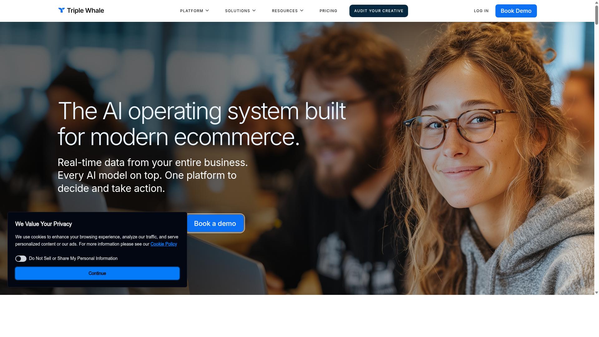 Triple Whale website